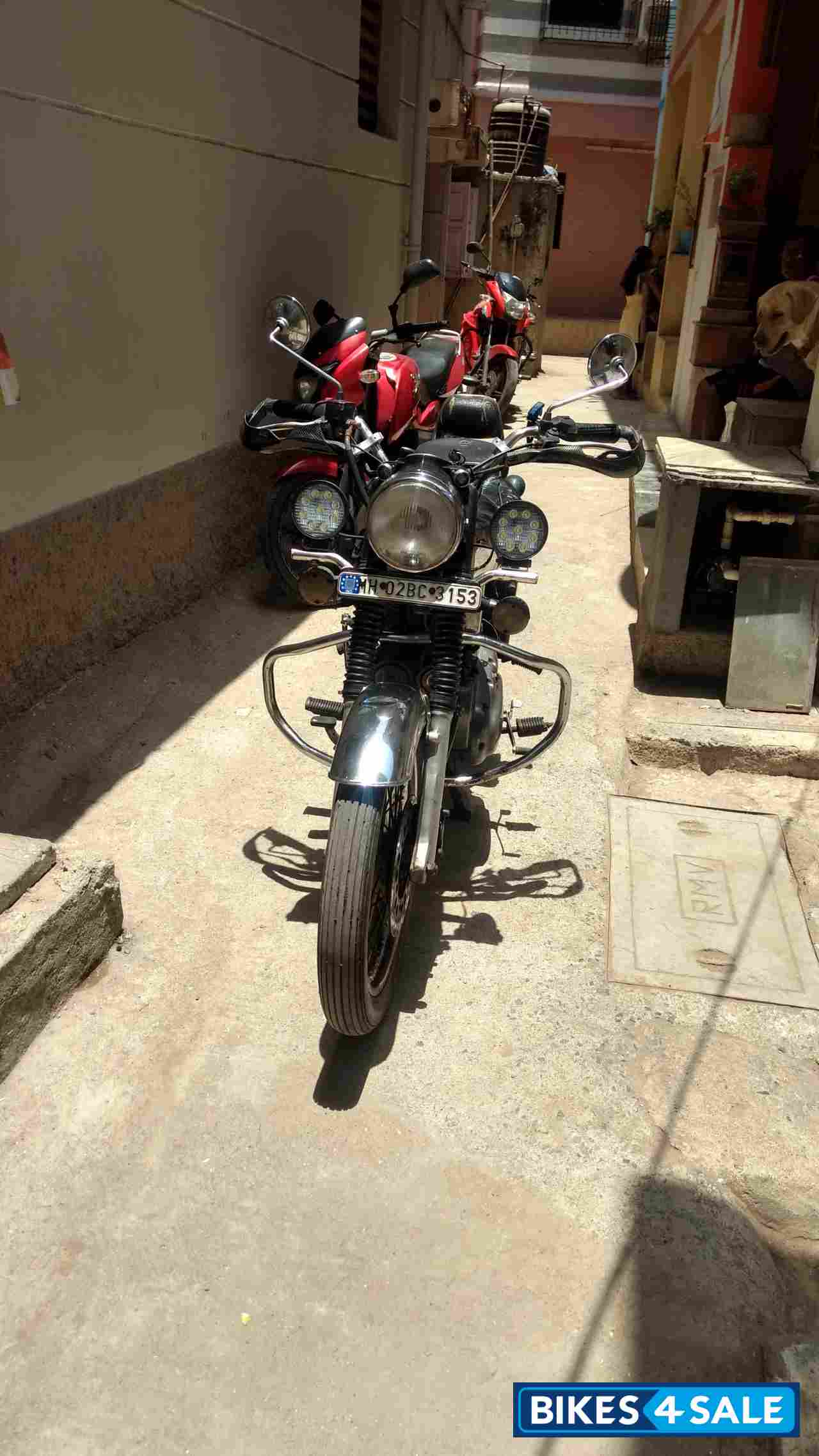 Black Chrome Royal Enfield Bullet Machismo A350