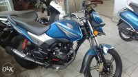 Blue Honda CB Shine SP