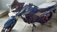 Blue Honda CB Shine SP