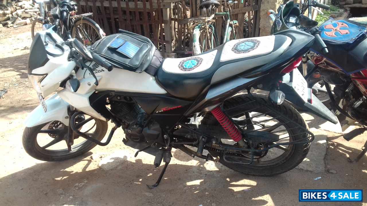 White Honda CB Twister