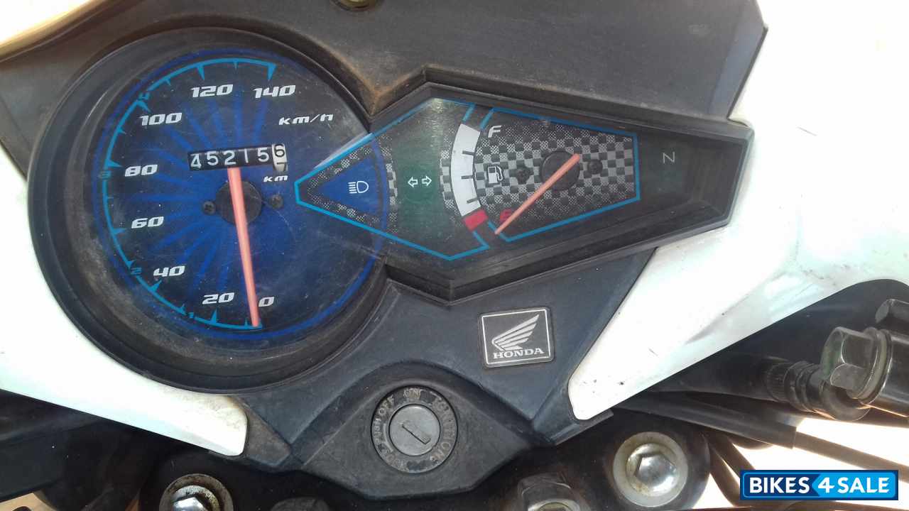 White Honda CB Twister White Honda CB Twister