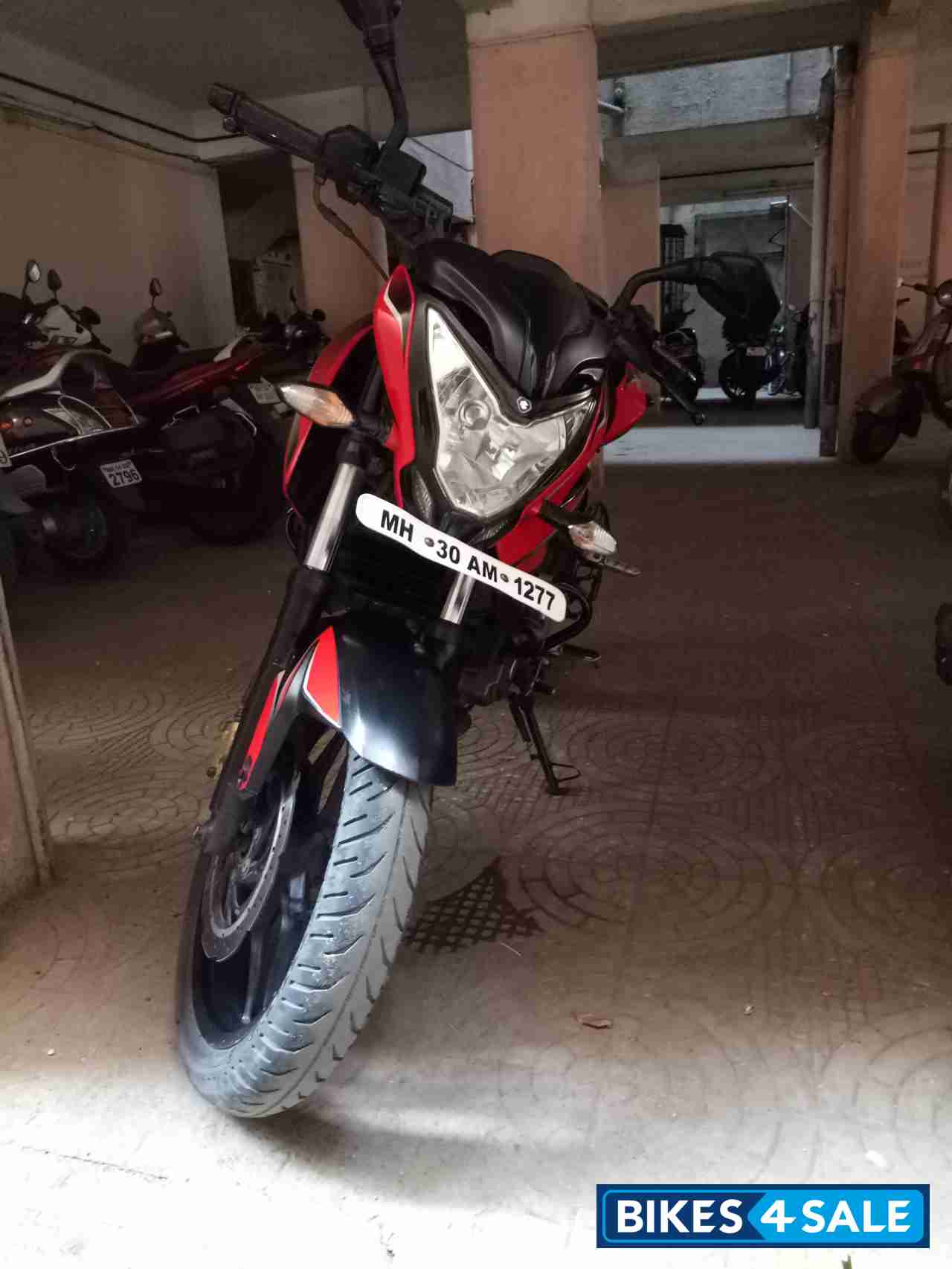 Red And Black Bajaj Pulsar 200 NS