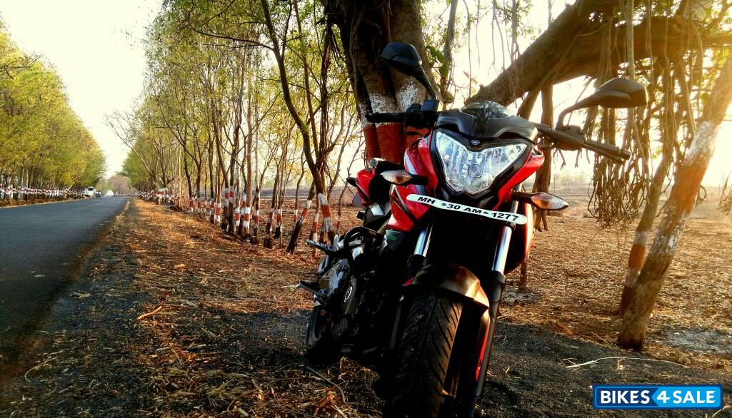 Red And Black Bajaj Pulsar 200 NS