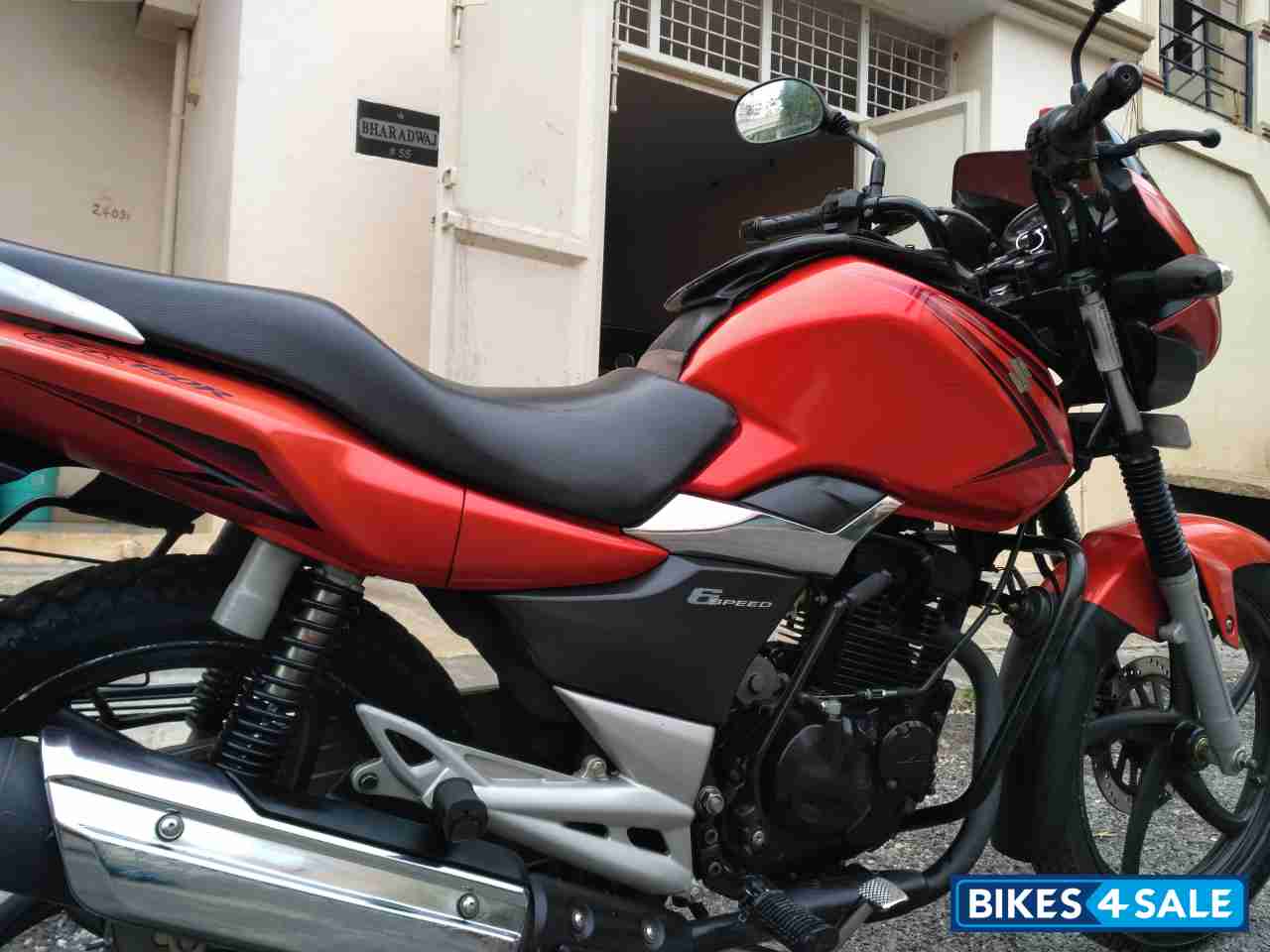 Orange Suzuki GS 150R