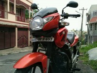 Orange Suzuki GS 150R