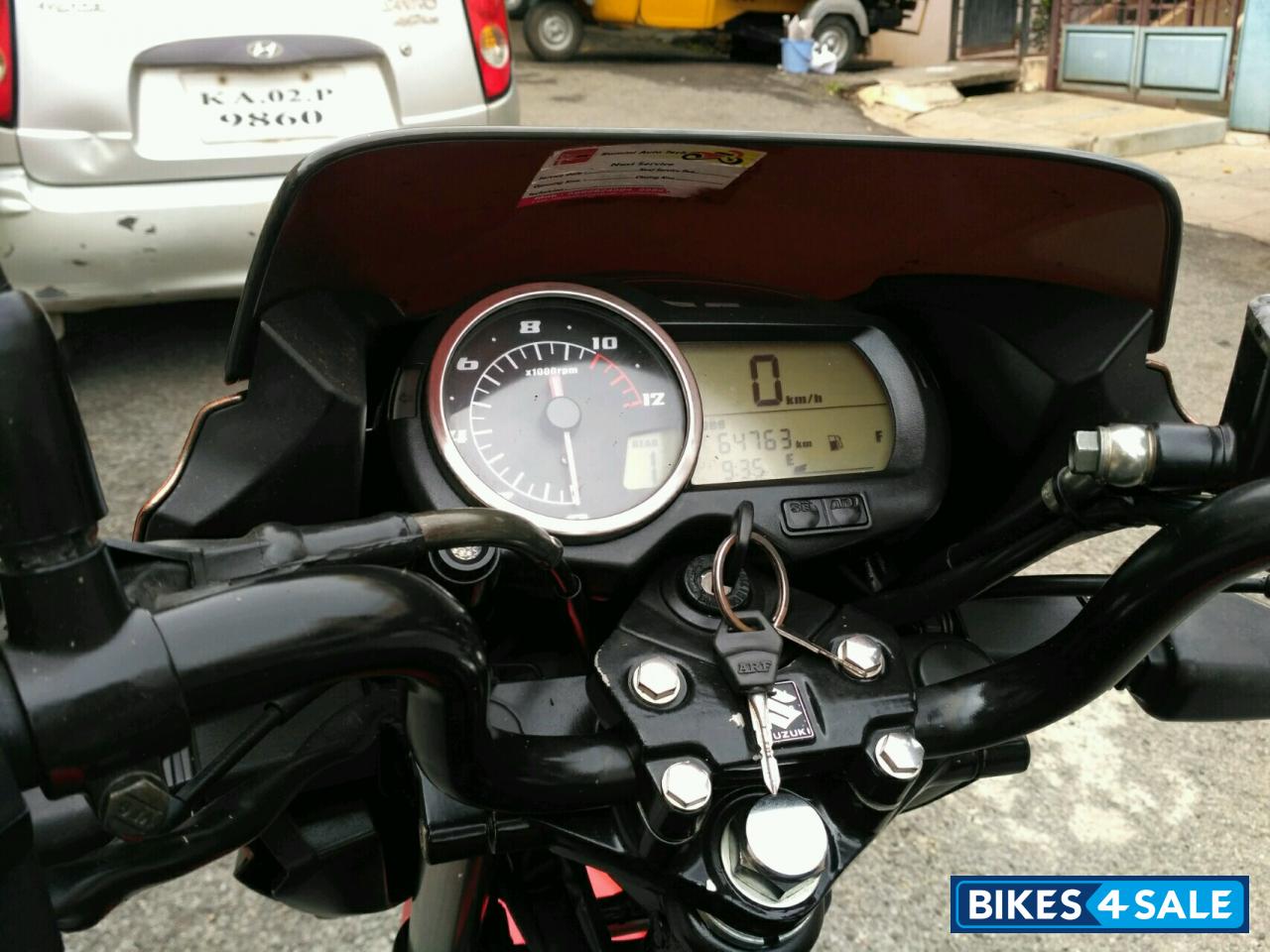 Orange Suzuki GS 150R