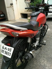 Orange Suzuki GS 150R