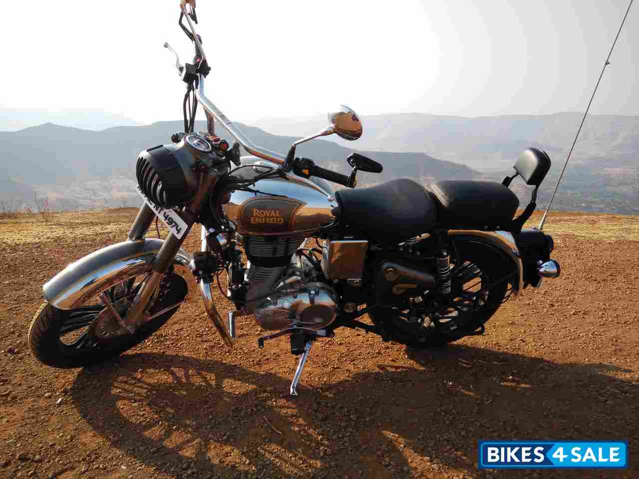 Athena Grey Royal Enfield Classic Chrome