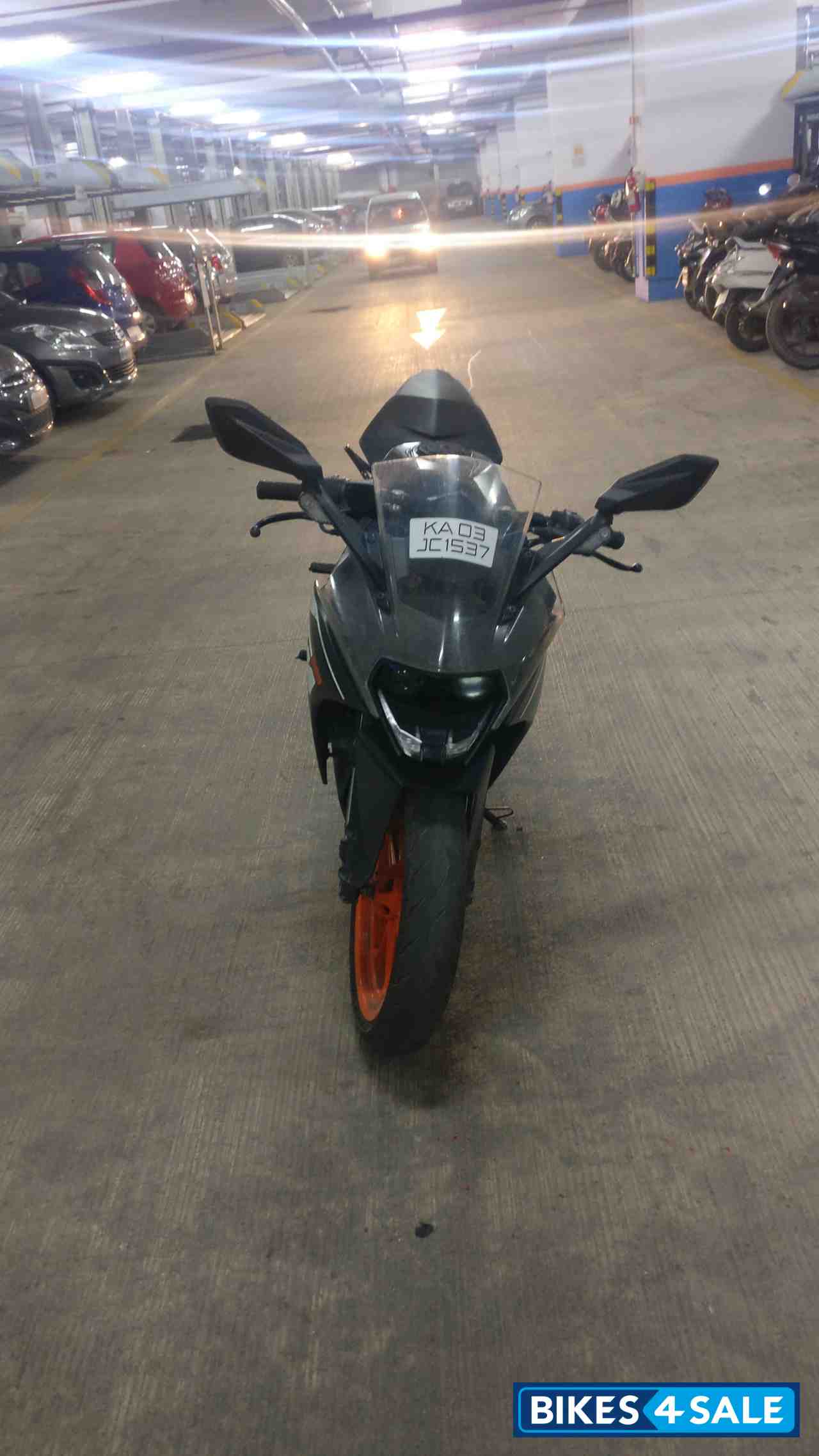 Black And Orange KTM RC 200