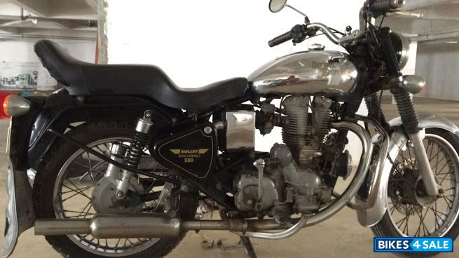Chrome Black Royal Enfield Bullet 500
