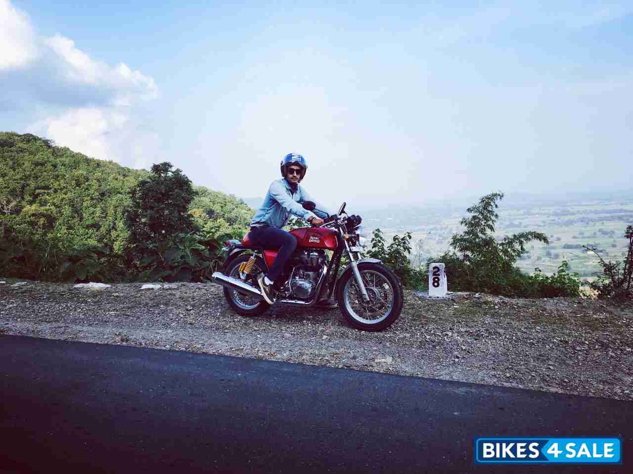 Red Royal Enfield Continental GT 535