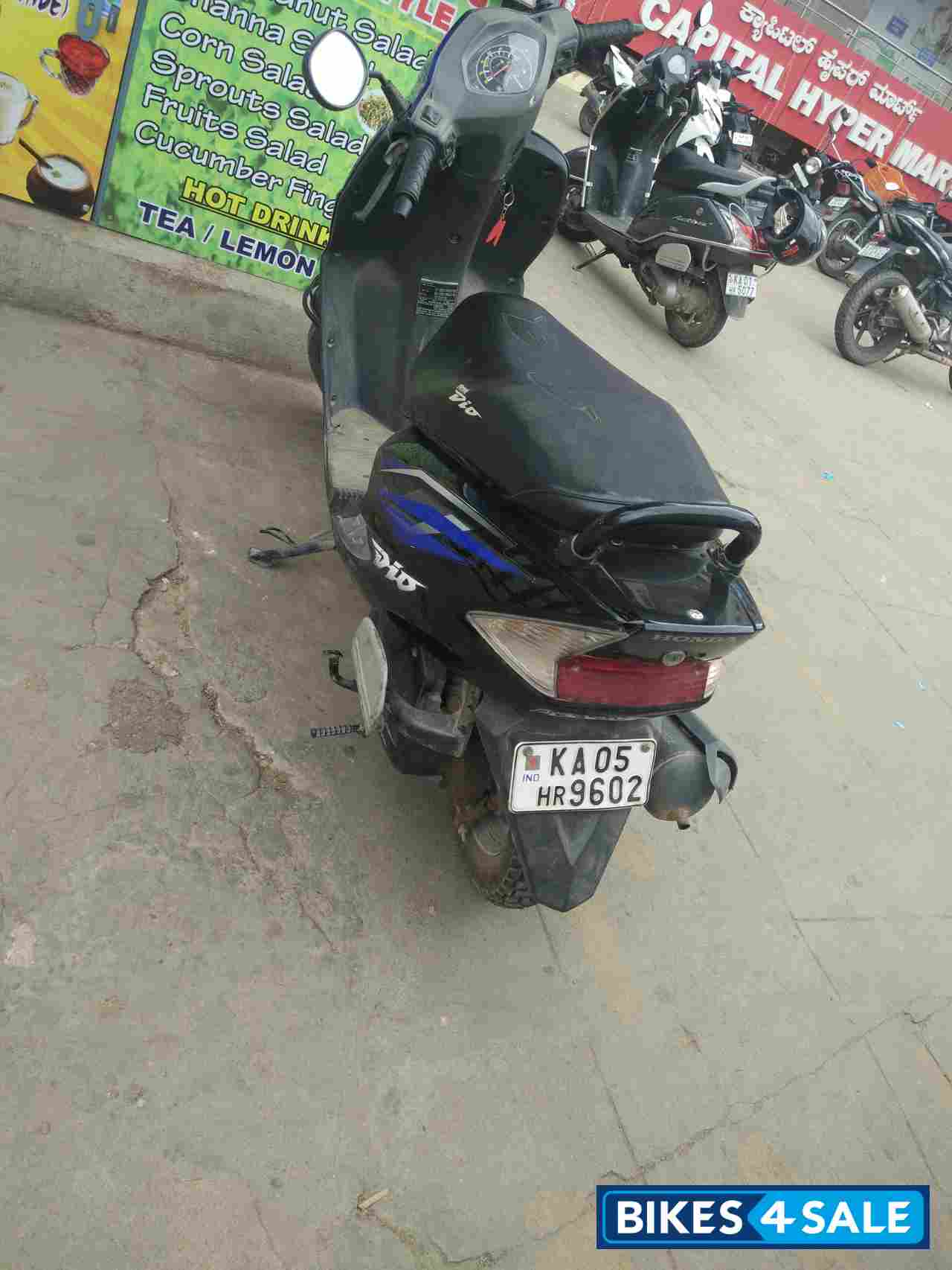 Blue Honda Dio