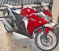 Ruby Red Honda CBR 250R
