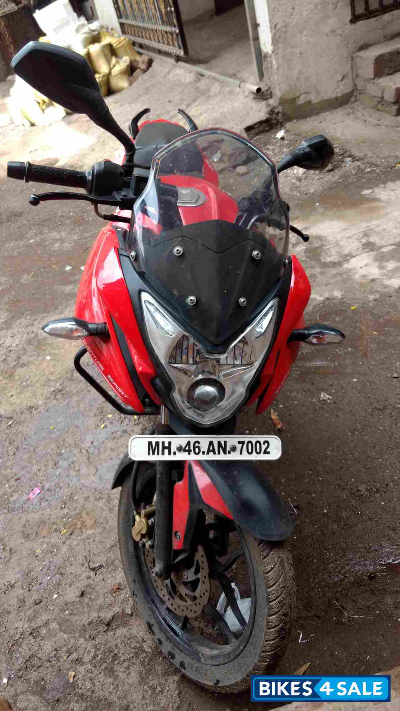 Red Bajaj Pulsar AS 150