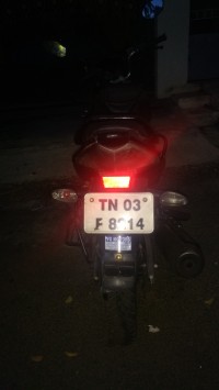 Black Honda CB Unicorn