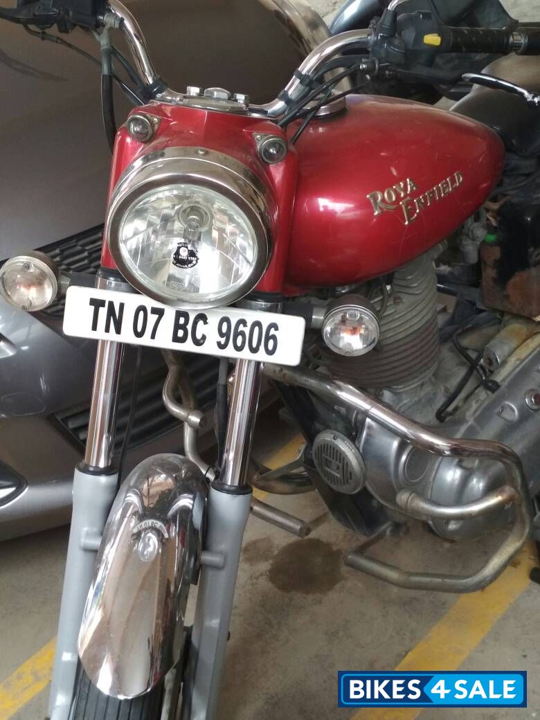 Red Royal Enfield Bullet Electra 5S