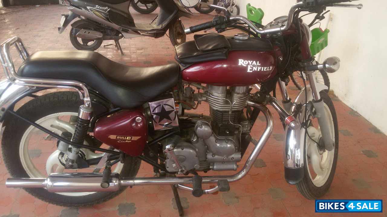 Red Royal Enfield Bullet Electra