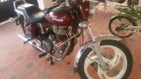 Red Royal Enfield Bullet Electra