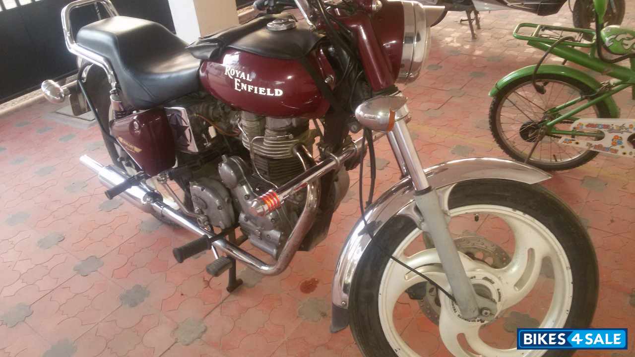 Red Royal Enfield Bullet Electra