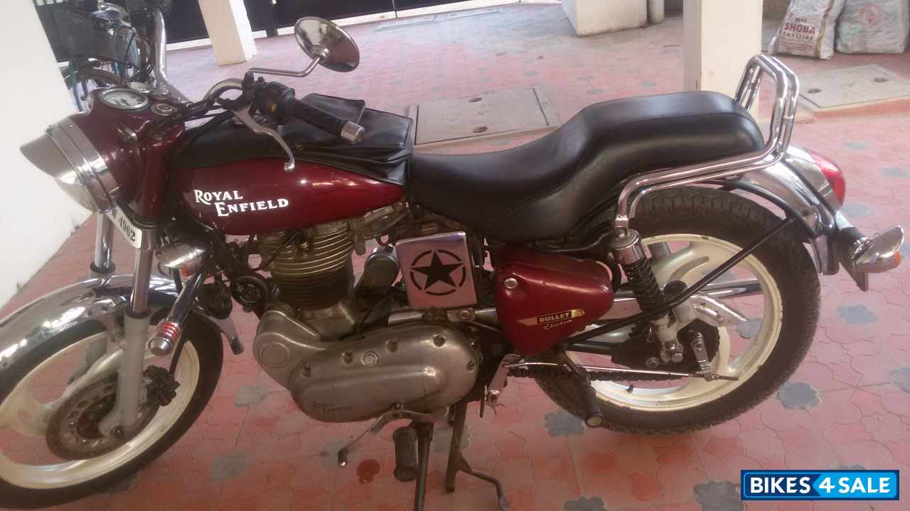 Red Royal Enfield Bullet Electra
