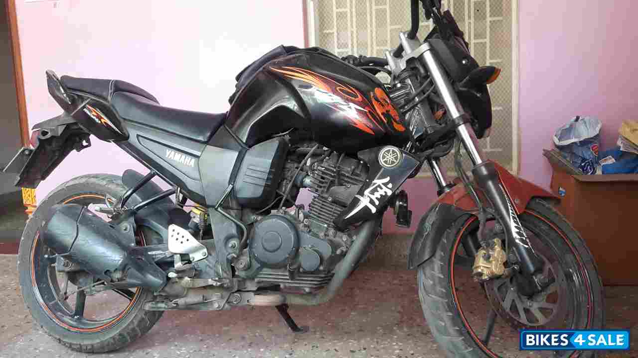 Orange Black Yamaha FZ-S