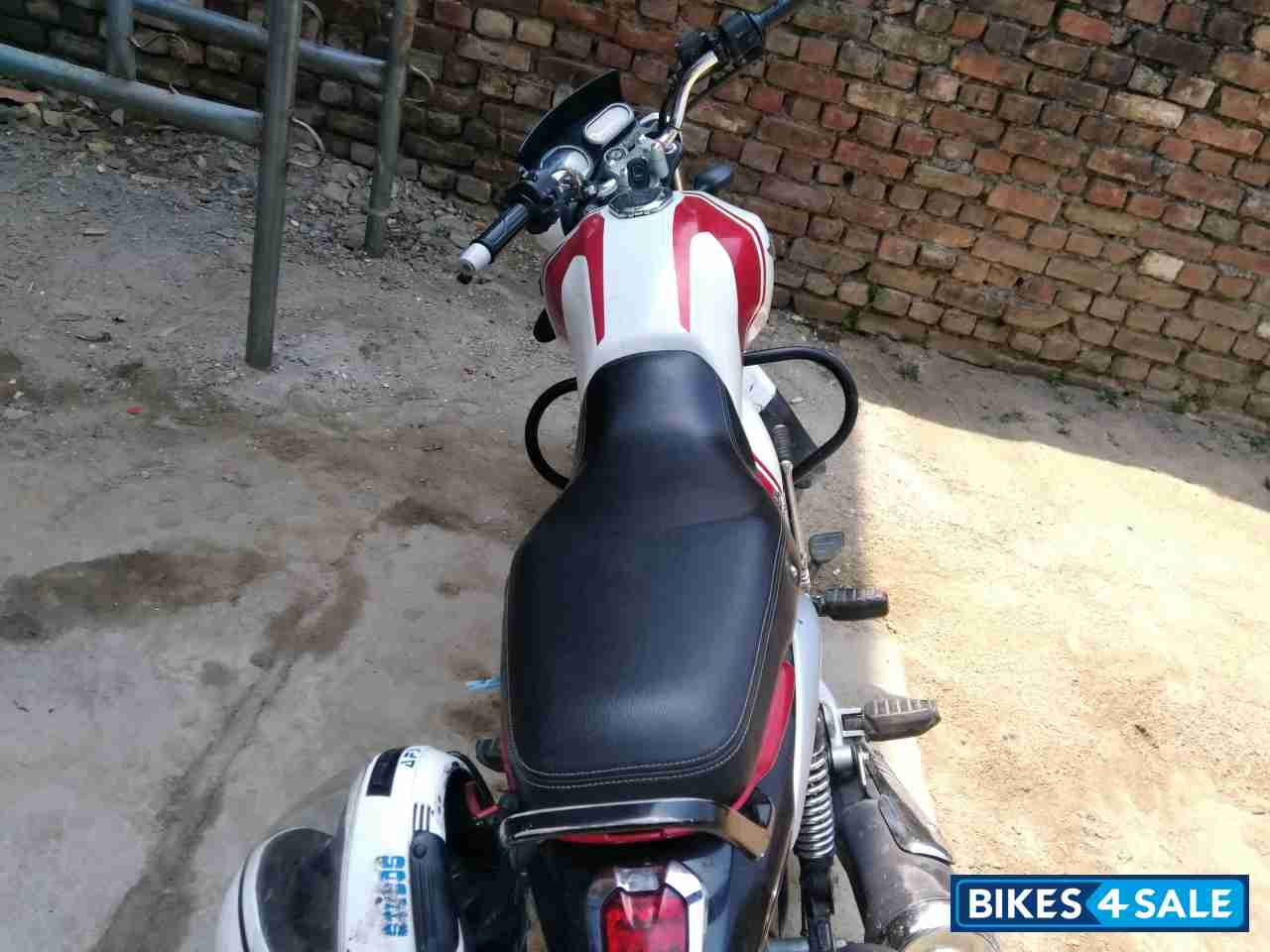 White & Red Bajaj V15