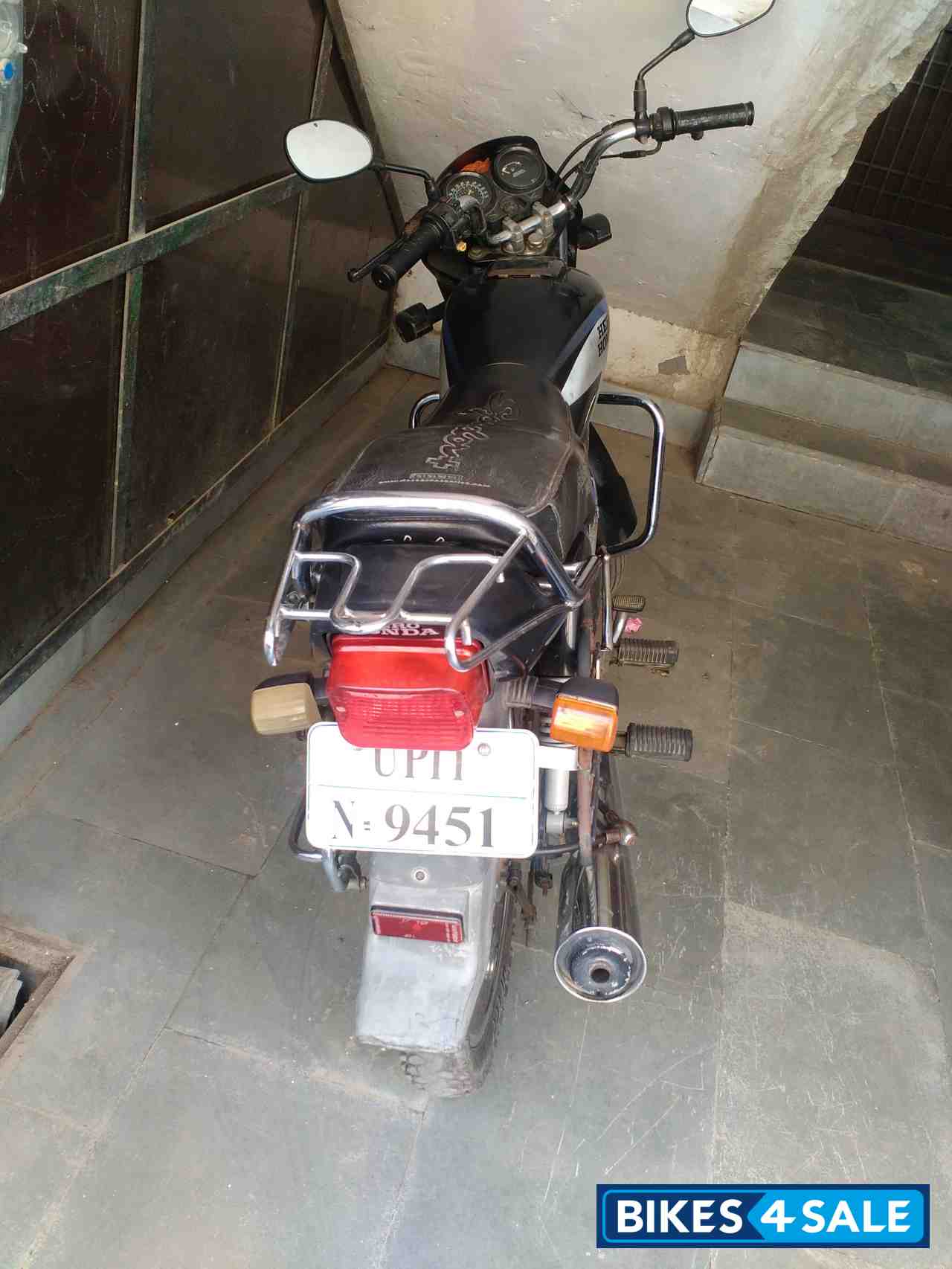 Black & Blue Hero Splendor Plus