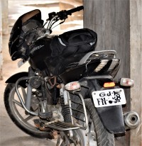 Black Bajaj Pulsar 150 DTSi