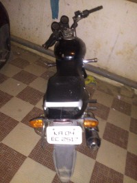 Black Bajaj Pulsar 180 Round Headlight