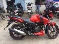 Red TVS Apache RTR 160