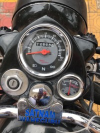 Black Royal Enfield Bullet Electra Twinspark