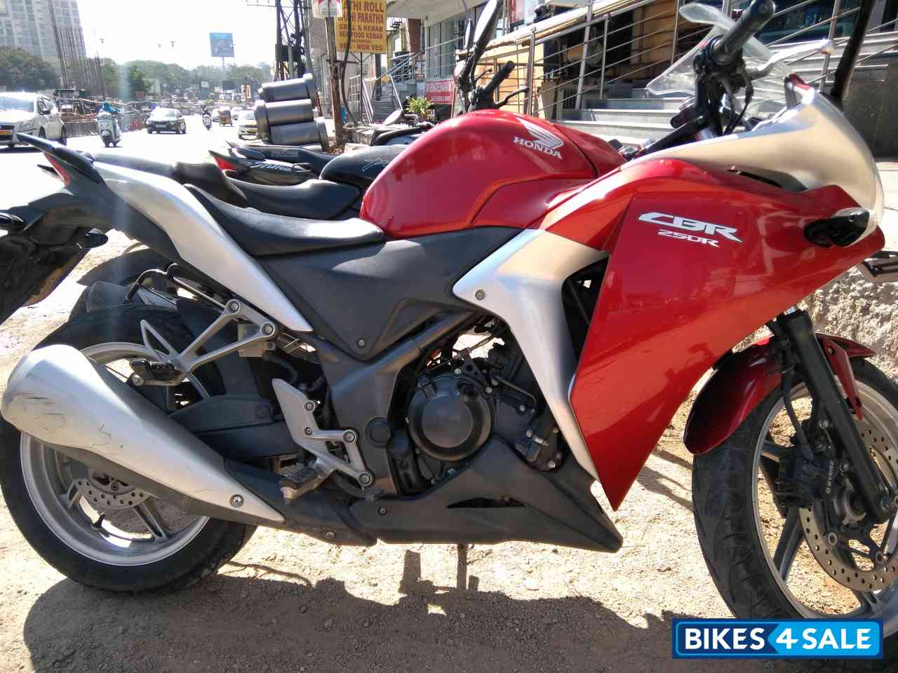 Sports Red Honda CBR 250R
