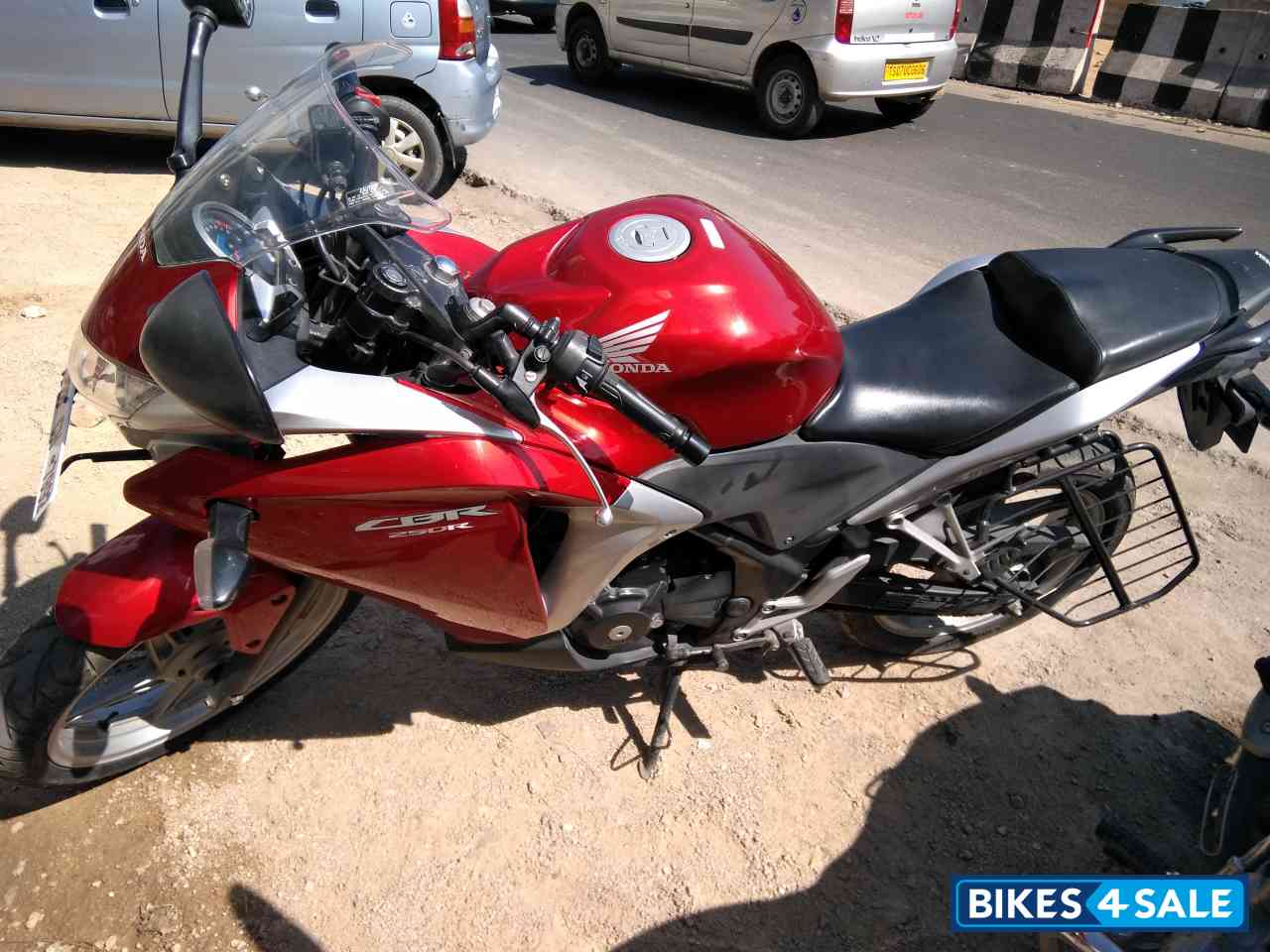 Sports Red Honda CBR 250R