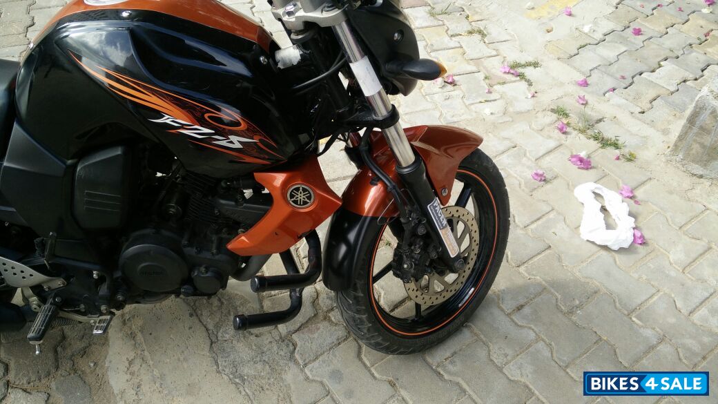 Black Orange Yamaha FZ-S