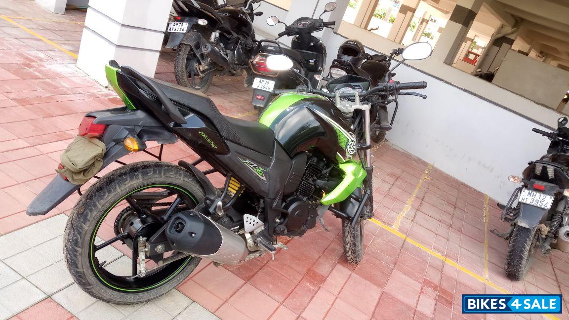 Black And Green Yamaha FZ-S