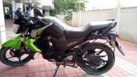 Black And Green Yamaha FZ-S