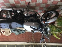 Silver Triumph Bonneville T100