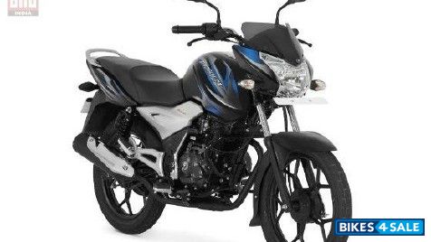 Black With Blue Sticker Bajaj Discover 125