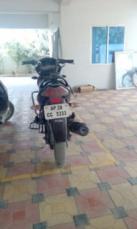 Black With Red Strips Honda Unicorn