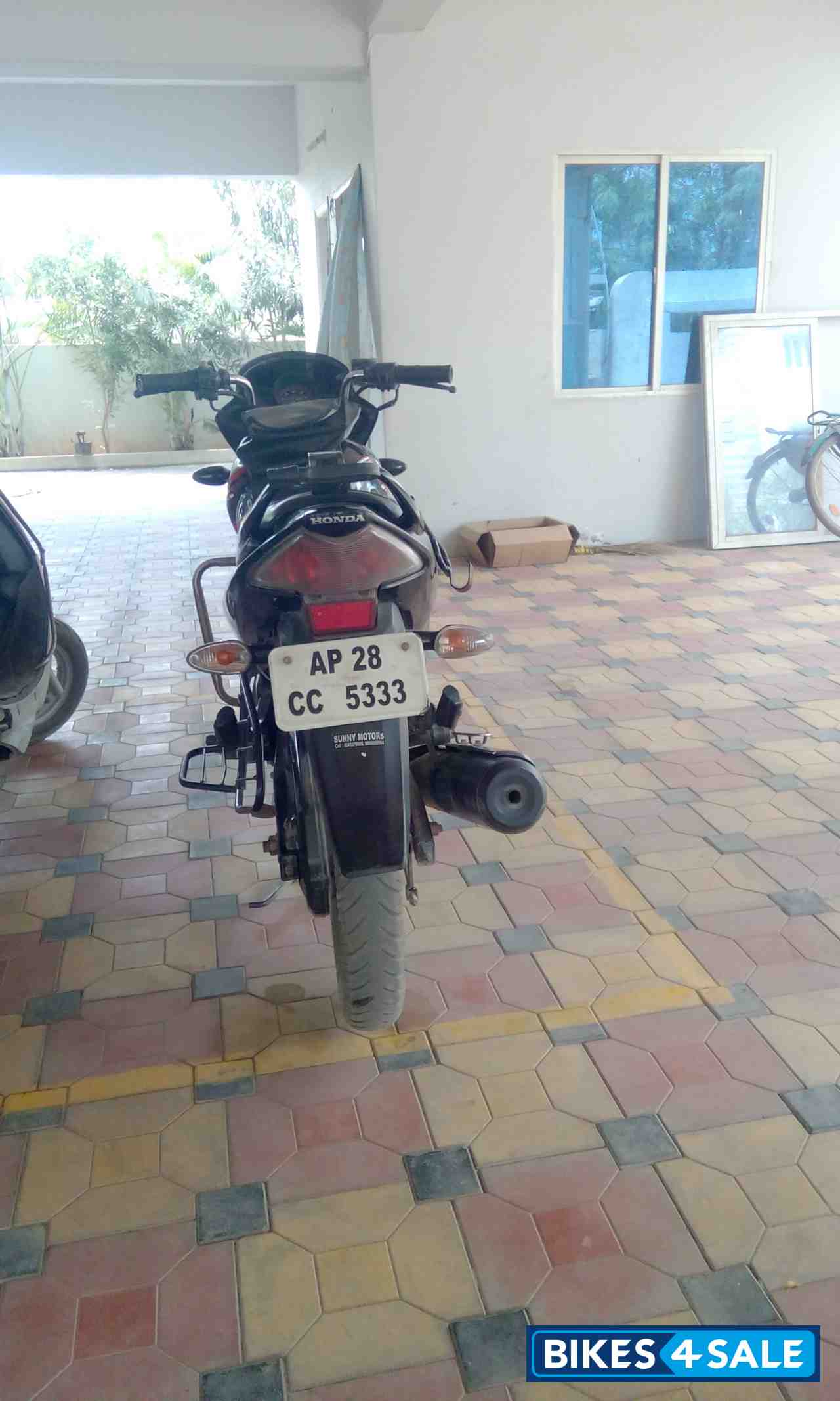 Black With Red Strips Honda Unicorn