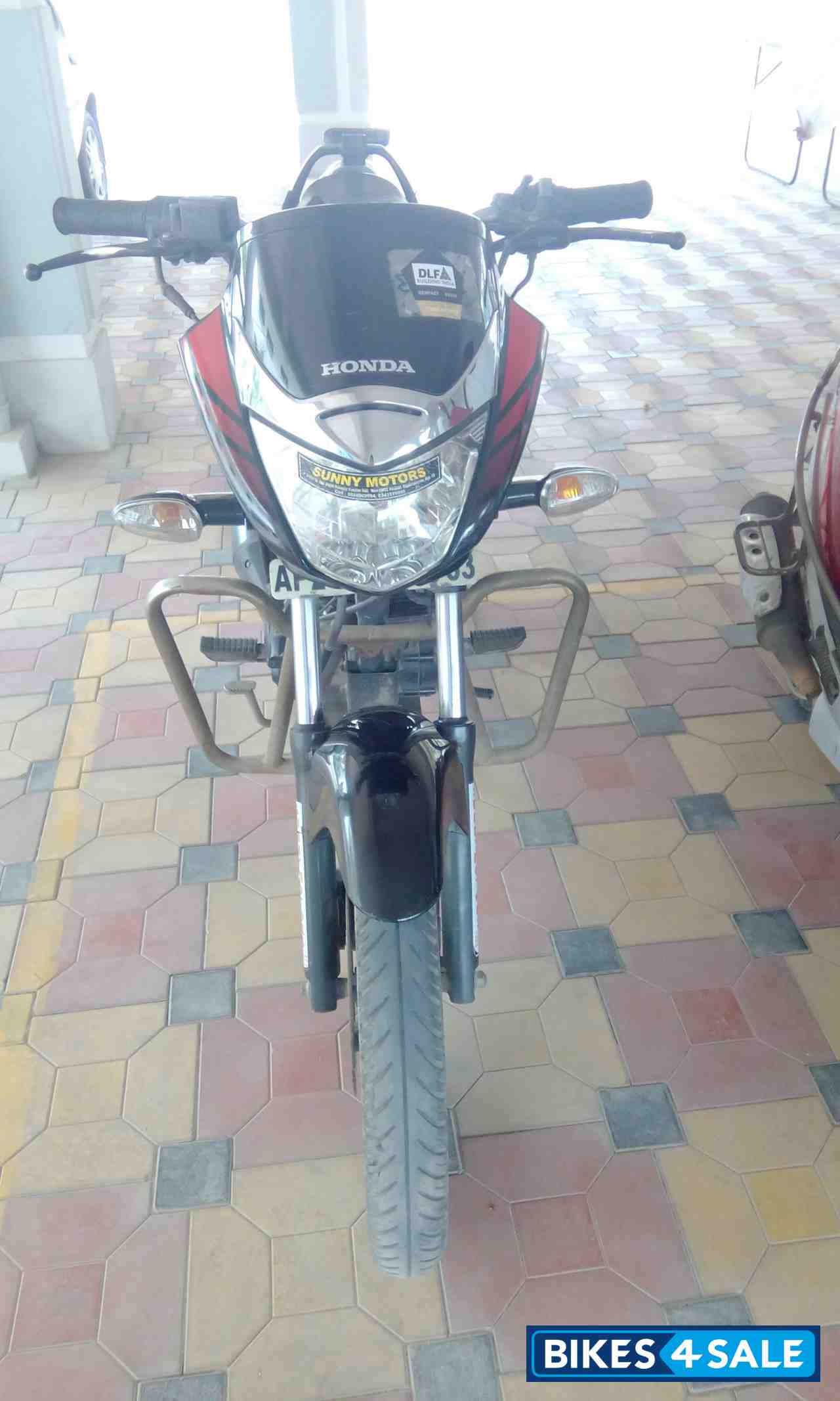 Black With Red Strips Honda Unicorn