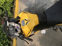 Yellow Bajaj Pulsar RS 200
