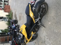 Yellow Bajaj Pulsar RS 200