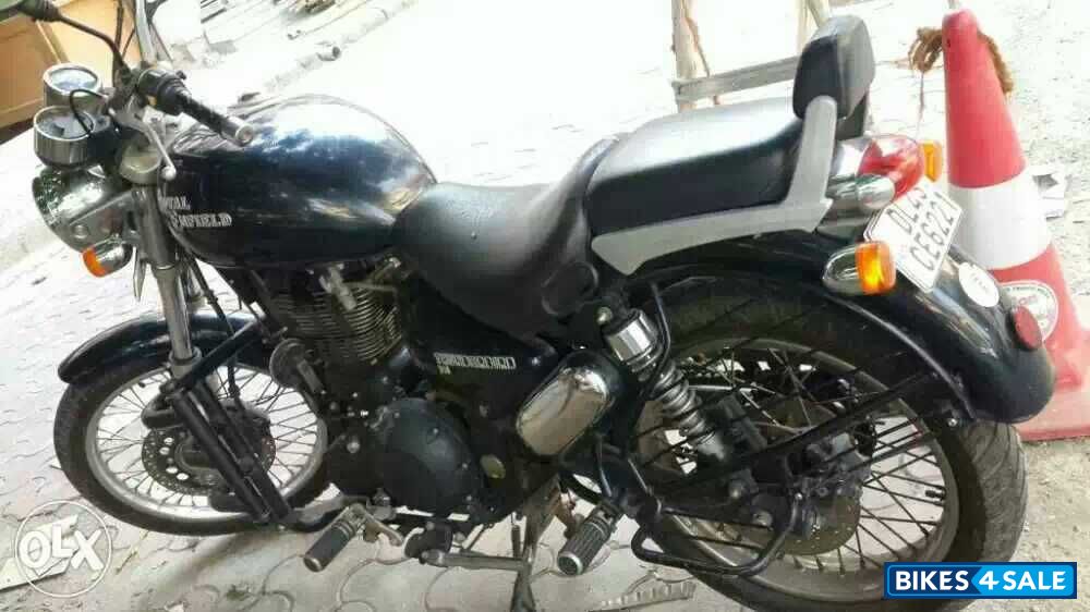 Dark Blue Royal Enfield Thunderbird