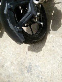 Blue And White Yamaha Fazer FI V2