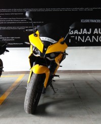 Yellow Bajaj Pulsar RS 200