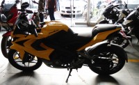 Yellow Bajaj Pulsar RS 200
