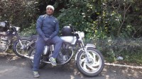 Silver Royal Enfield Bullet Electra