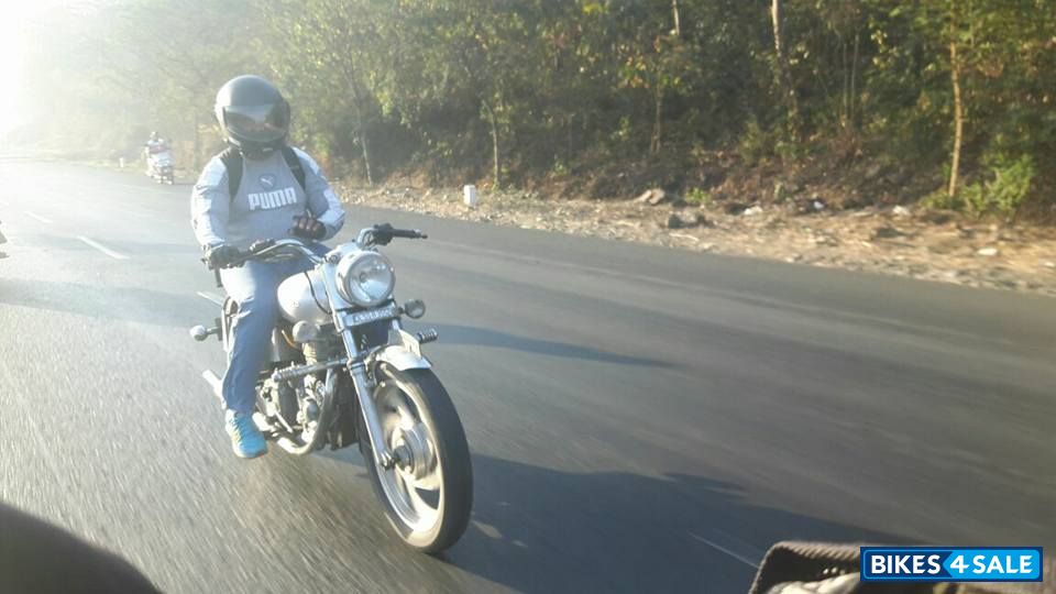 Silver Royal Enfield Bullet Electra