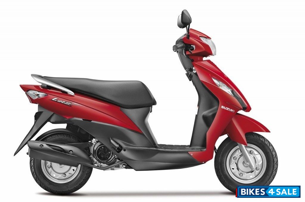 Red Suzuki Lets 110